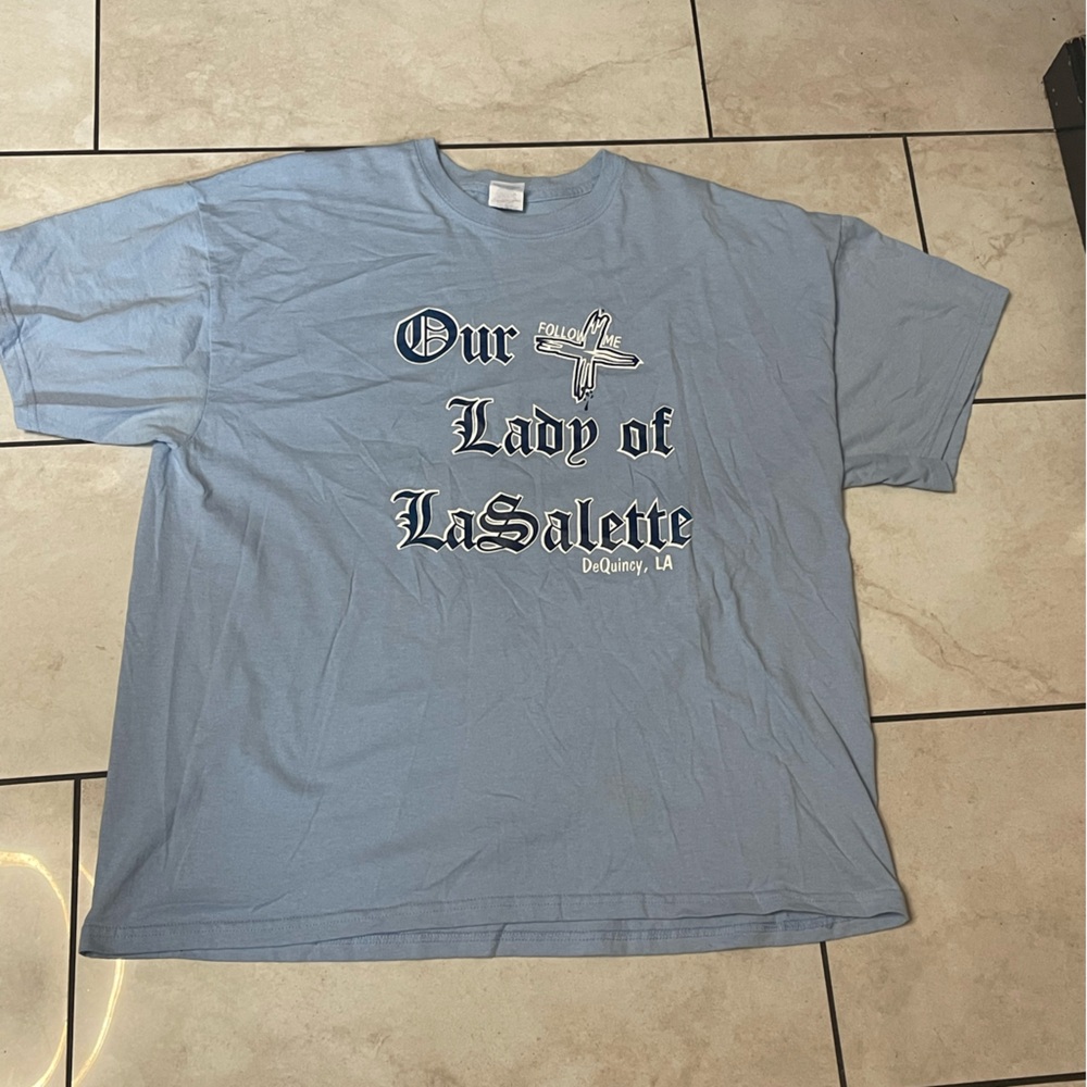 Jerzees Heavyweight Blend Shirt – 2X – Psalm 23 Bible Verse